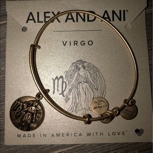 Virgo charmed Alex and Ani bracelet